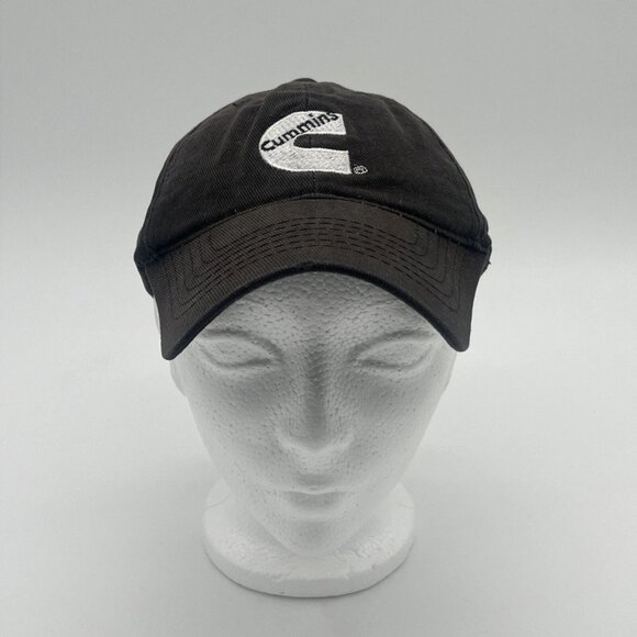Cummins Diesel Engine Black Baseball Cap Hat Adjustable Strapback - Picture 2 of 6